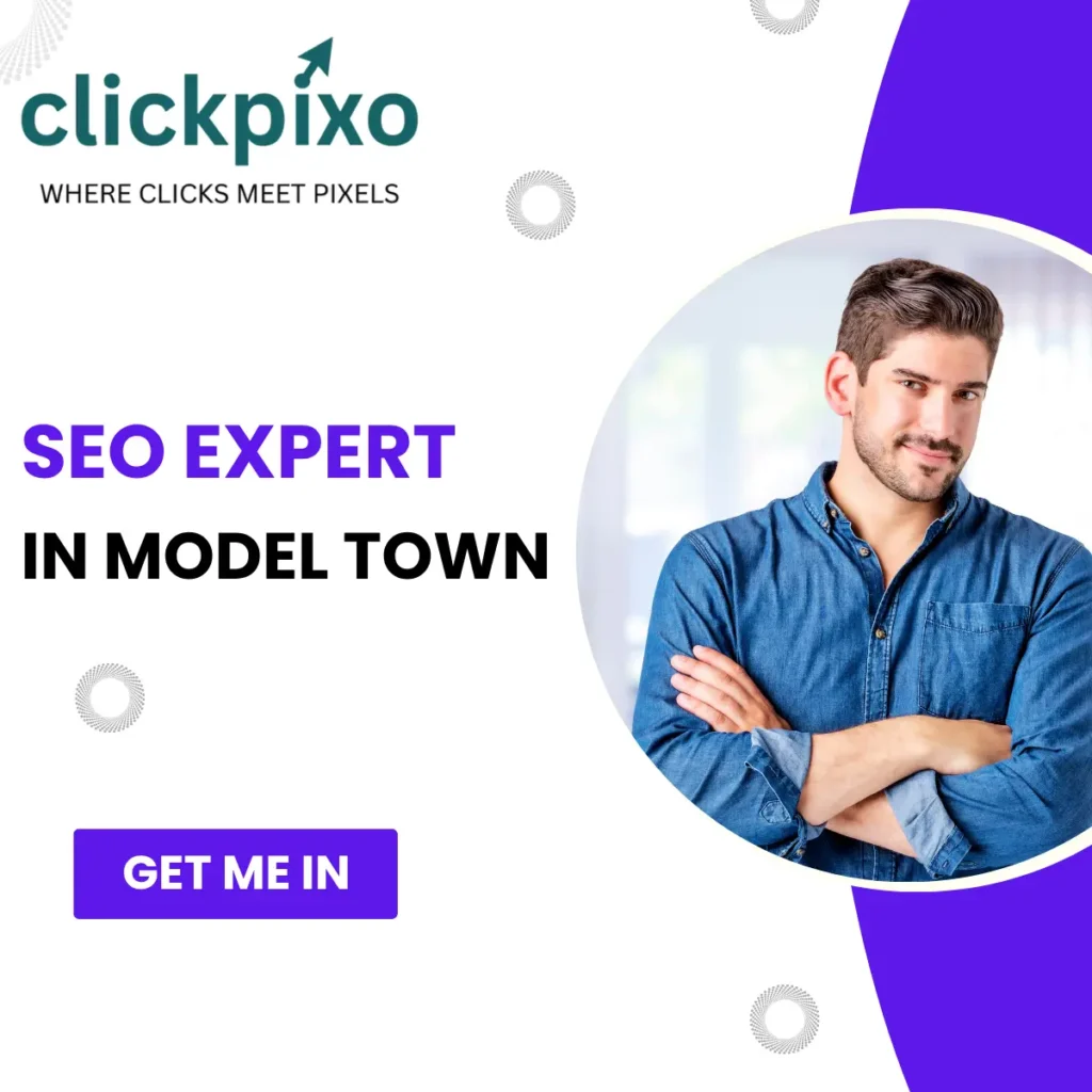 seo expert in model town smiling in poster