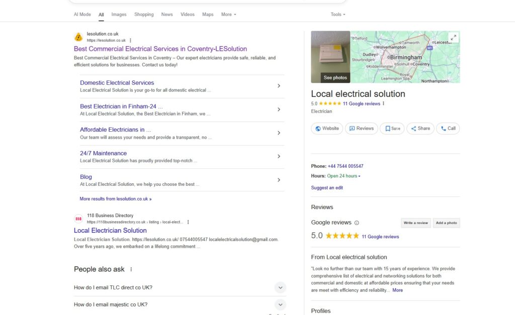 GMB expert in delhi live results of GMB Profile