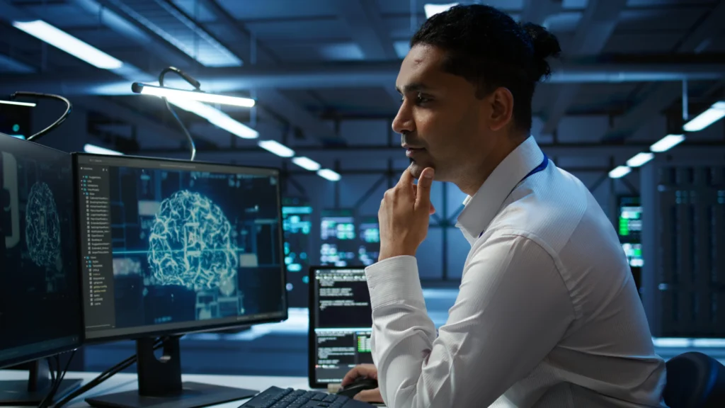 SEO Expert In Delhi Working On Laptop